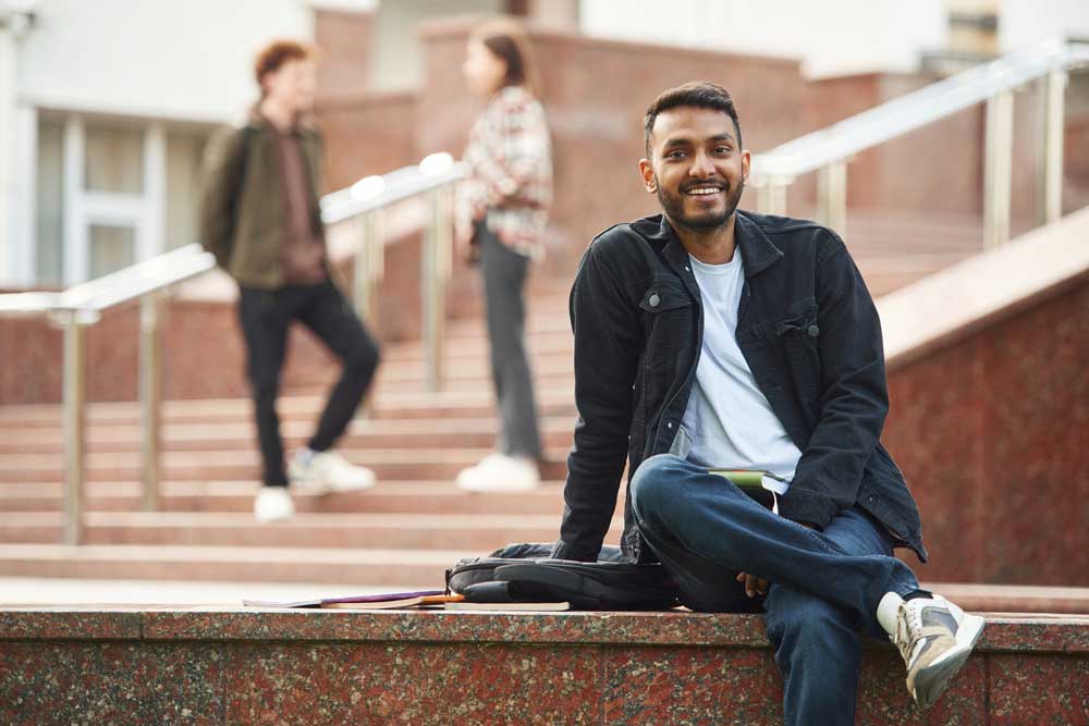 Student at college